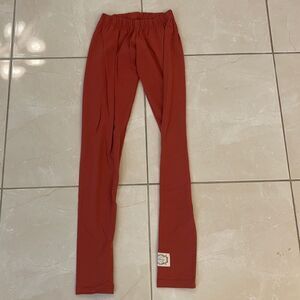 Briefly worn boutique brand Swanky Lady Vintage pumpkin leggings sz 6